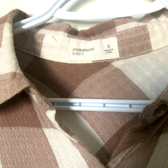 Waffle Knit Plaid Flannel - Picture 2 of 2